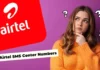 airtel message center numbers